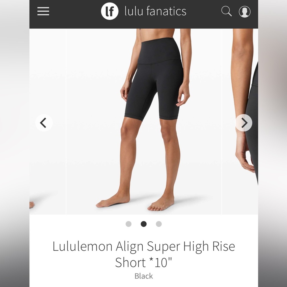 Lululemon NWT Align HR Shorts 10” ****